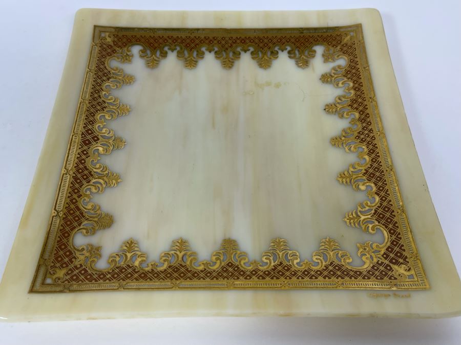 Vintage Mid-Century George Briard Glass Trinket Tray 7.75W [Photo 4]