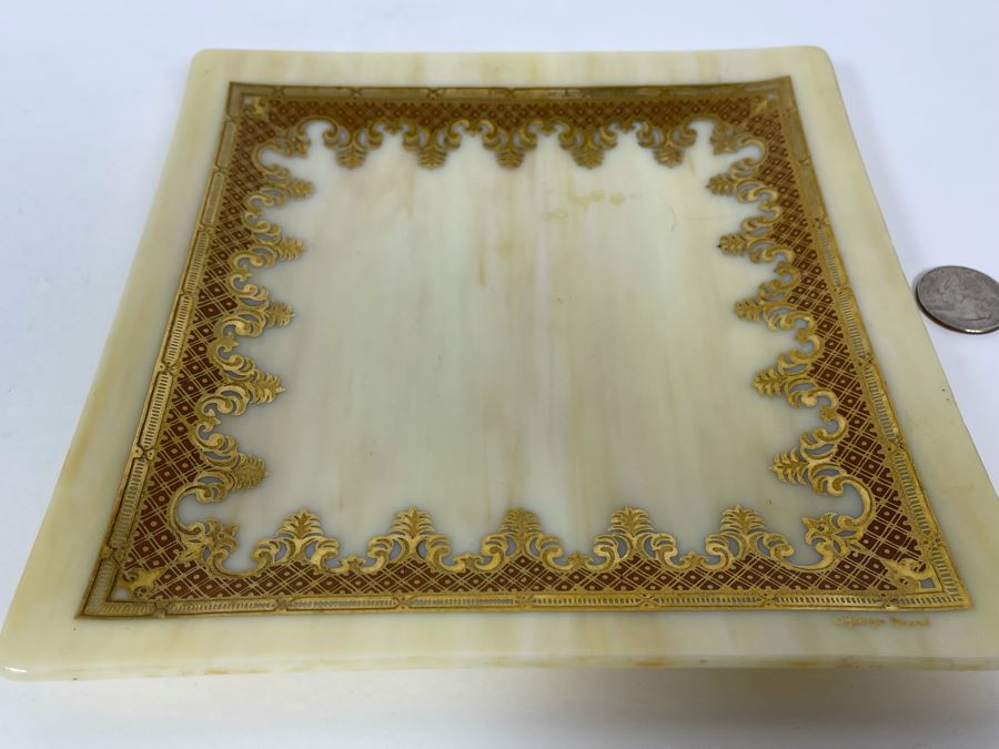 Vintage Mid-Century George Briard Glass Trinket Tray 7.75W [Photo 5]