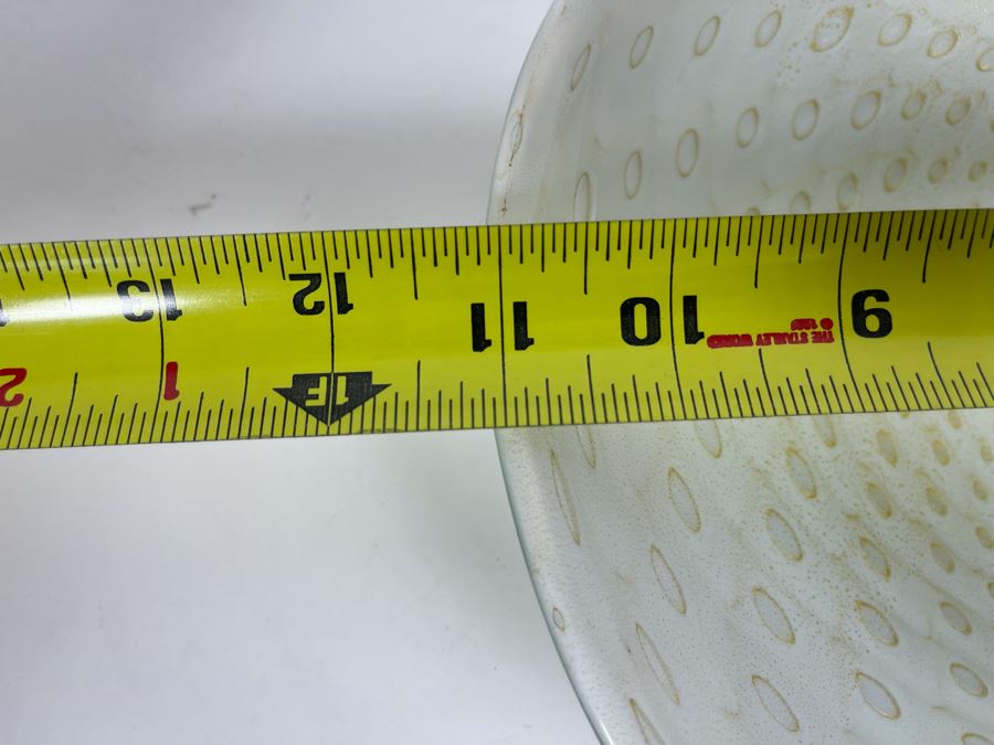 Large Murano Glass Bowl From Italy 11W X 9.5D X 2.25H [Photo 9]