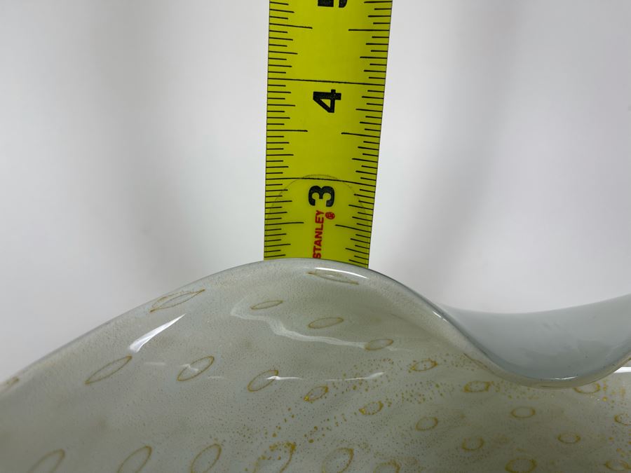 Large Murano Glass Bowl From Italy 11W X 9.5D X 2.25H [Photo 11]
