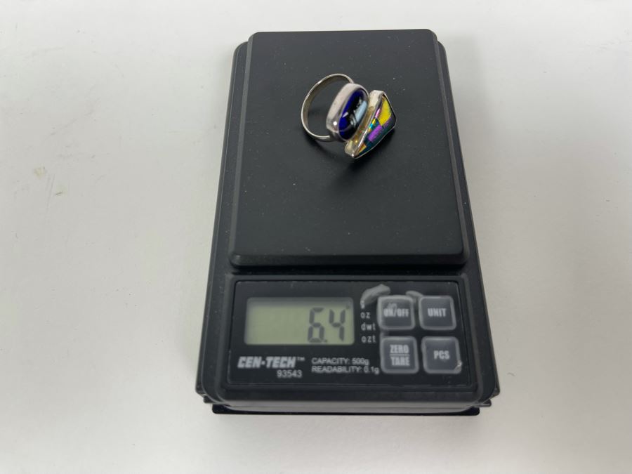 Sterling Silver Ring Size 8 6.4g [Photo 10]