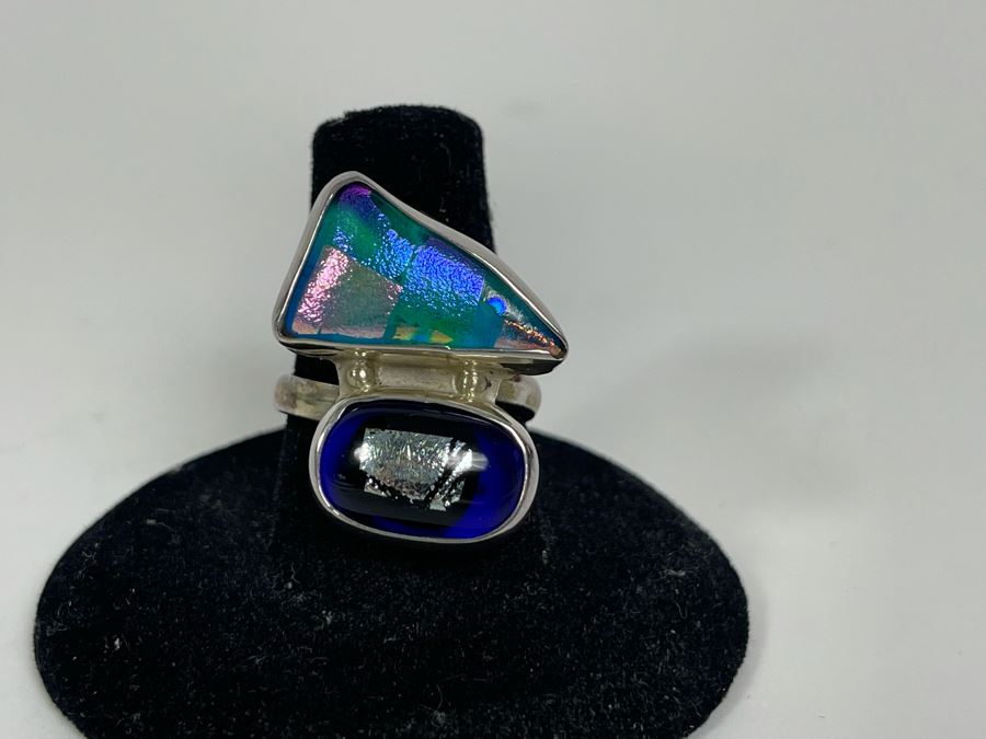 Sterling Silver Ring Size 8 6.4g [Photo 4]