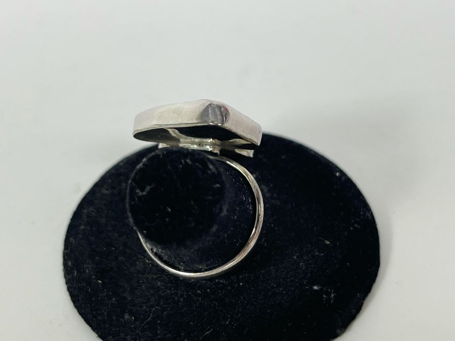 Sterling Silver Ring Size 8 6.4g [Photo 7]