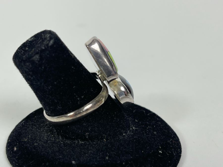 Sterling Silver Ring Size 8 6.4g [Photo 5]