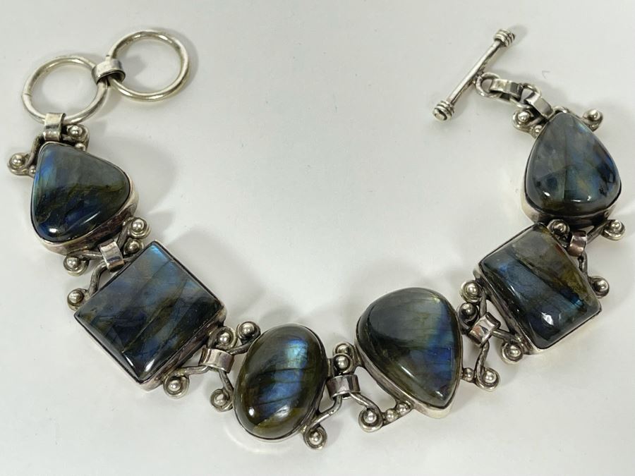 Sterling Silver Bracelet 7L 54.1g [Photo 5]