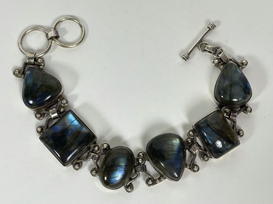 Sterling Silver Bracelet 7L 54.1g [Photo 2]