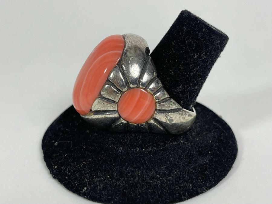 Sterling Silver Ring Size 9.25 26.2g [Photo 5]