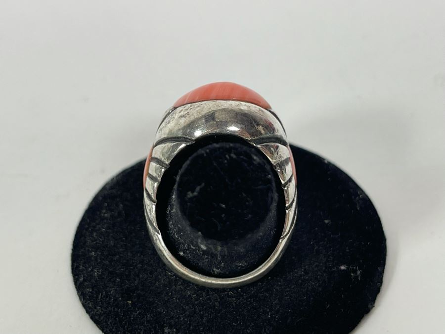Sterling Silver Ring Size 9.25 26.2g [Photo 6]
