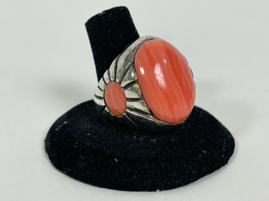 Sterling Silver Ring Size 9.25 26.2g [Photo 2]