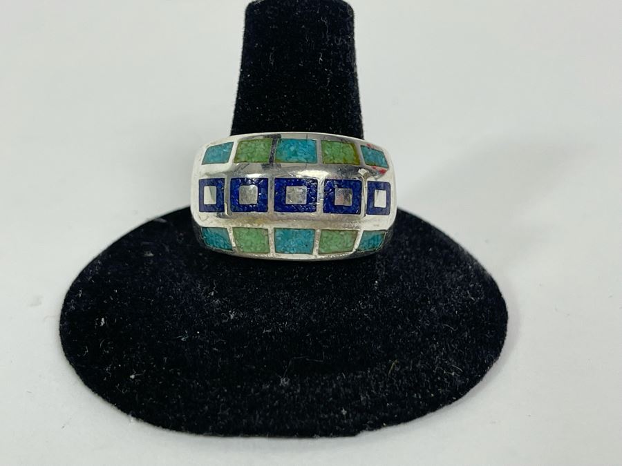 Sterling Silver Ring Size 9.5 12.8g [Photo 2]