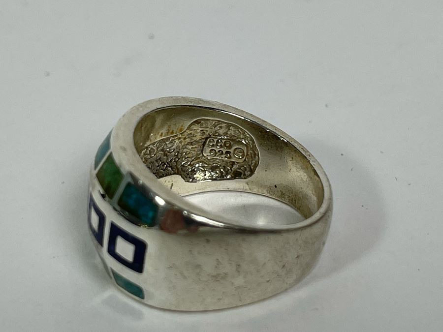 Sterling Silver Ring Size 9.5 12.8g [Photo 7]