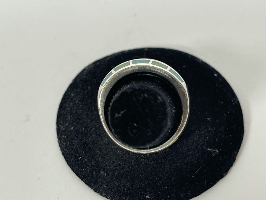 Sterling Silver Ring Size 9.5 12.8g [Photo 4]