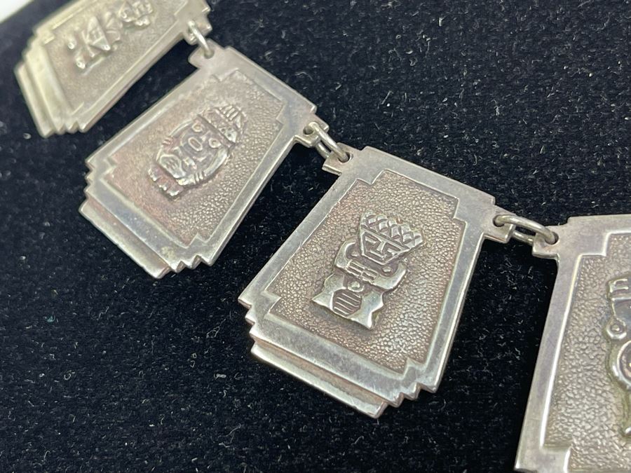 Vintage 900 Silver 16' Necklace 51.1g [Photo 8]