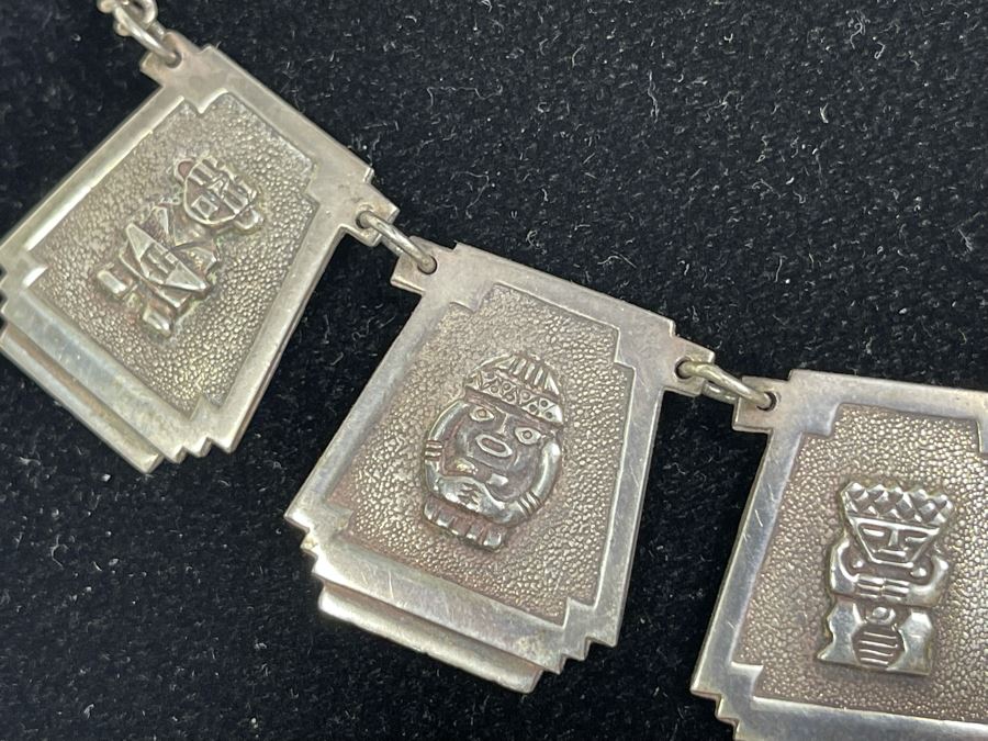 Vintage 900 Silver 16' Necklace 51.1g [Photo 9]