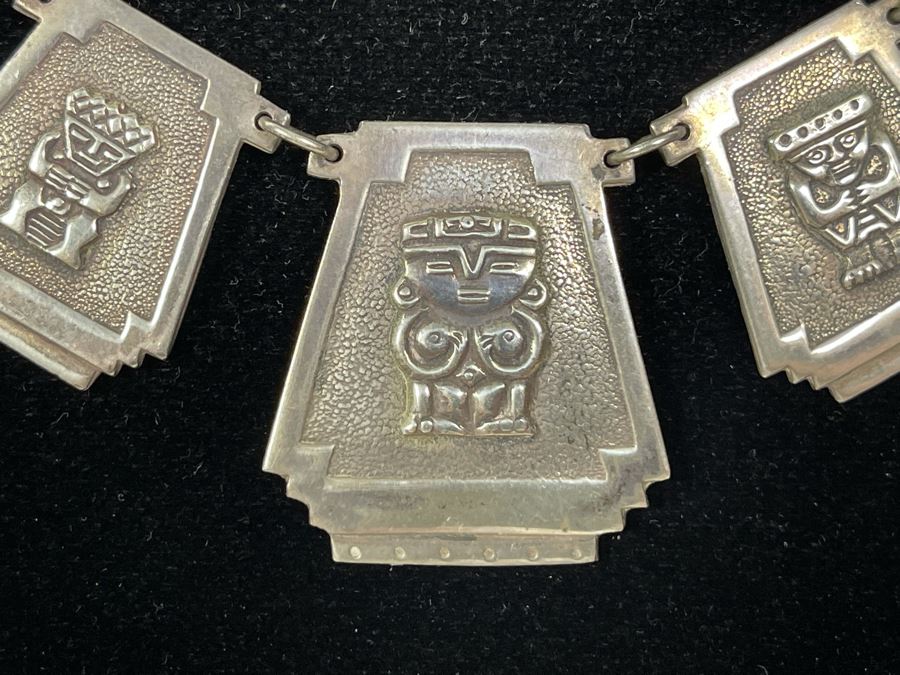 Vintage 900 Silver 16' Necklace 51.1g [Photo 5]