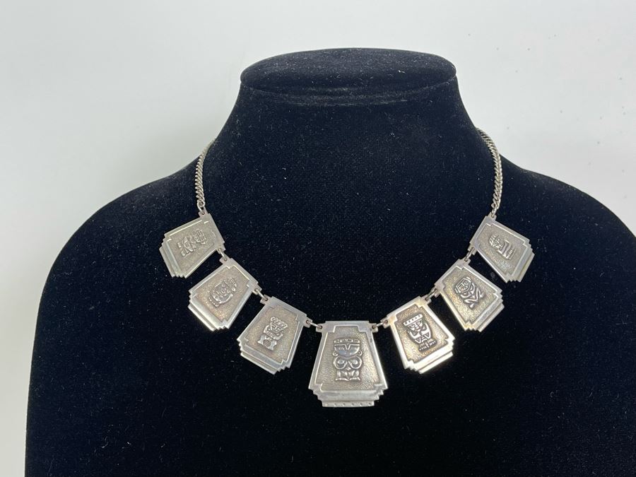 Vintage 900 Silver 16' Necklace 51.1g [Photo 2]