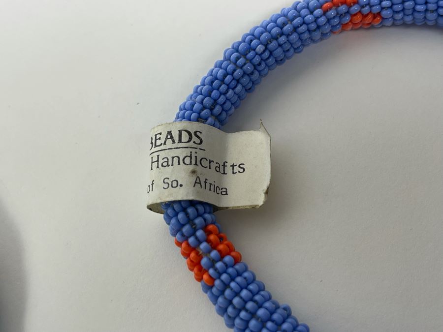 Set Of Three Swazi Beads Zulu Handicrafts From South Africa  [Photo 7]