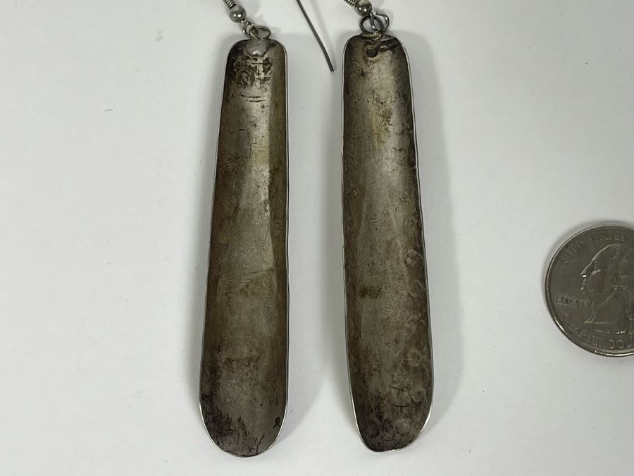 Sterling Silver Earrings 17.7g [Photo 5]