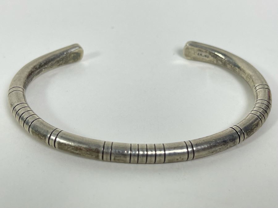 Sterling Silver Cuff Bracelet 2.5W 18g