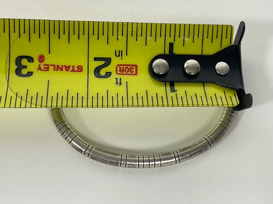 Sterling Silver Cuff Bracelet 2.5W 18g [Photo 5]