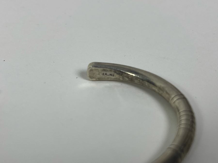Sterling Silver Cuff Bracelet 2.5W 18g [Photo 4]