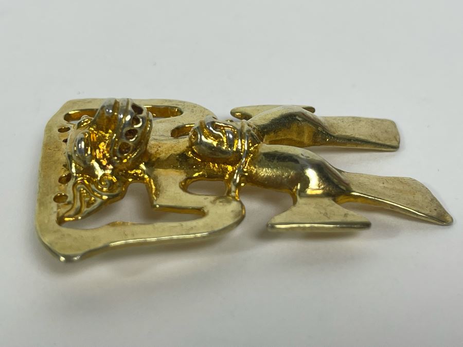 Sterling Silver Pendant Signed Panama 925 21.3g [Photo 6]