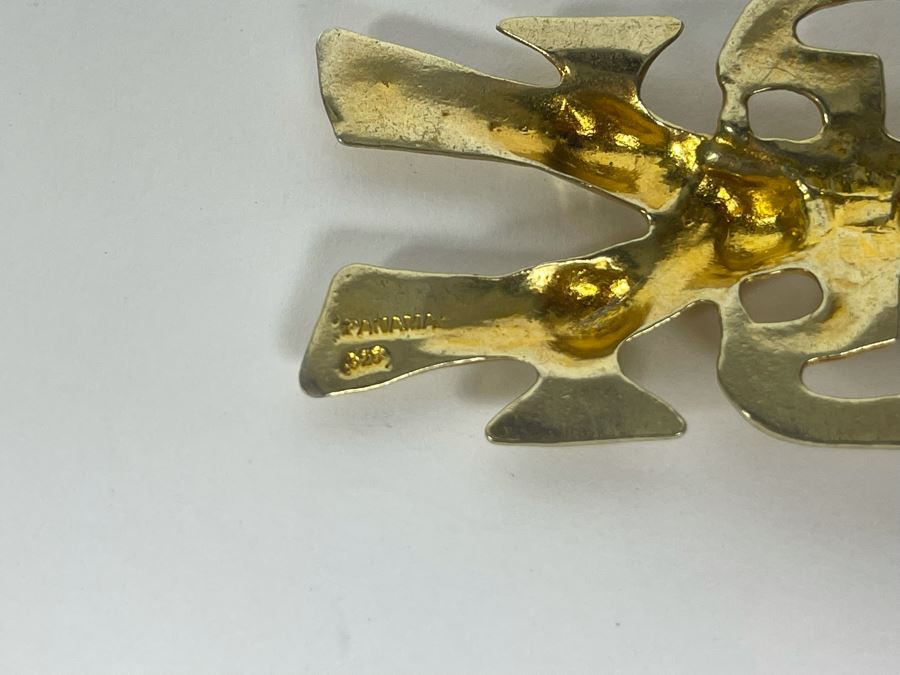 Sterling Silver Pendant Signed Panama 925 21.3g [Photo 8]