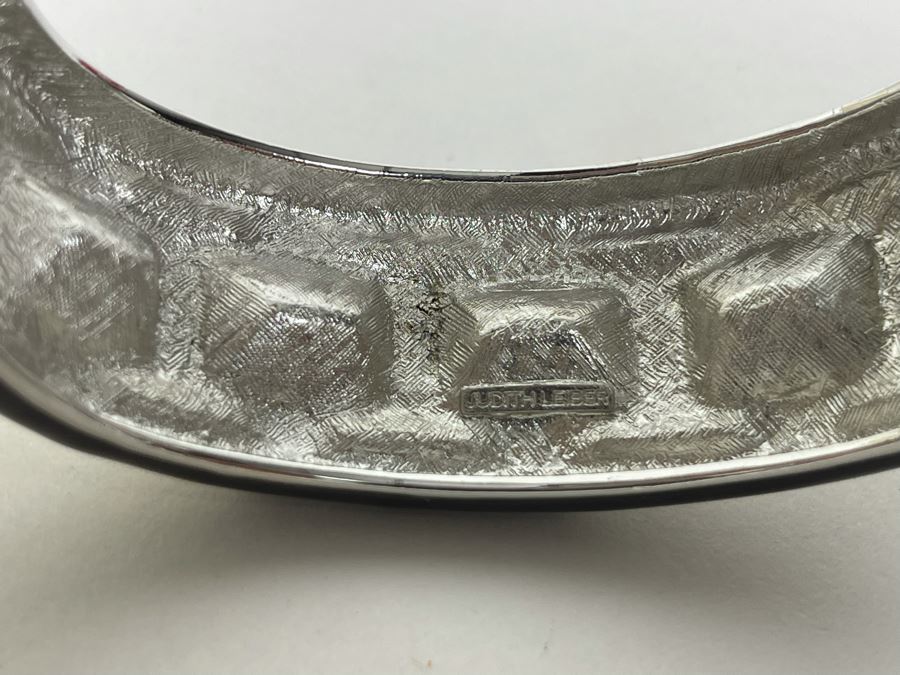 Judith Leiber Swarovski Crystal Cuff Bracelet 2.5W [Photo 7]