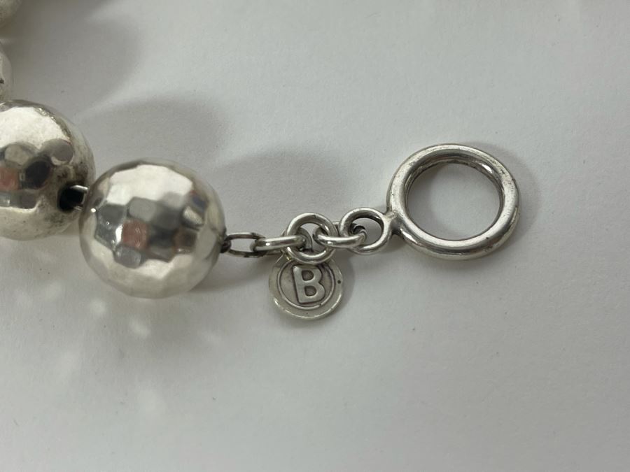 Sterling Silver Signed Bracelet From Mexico 8L [Photo 6]