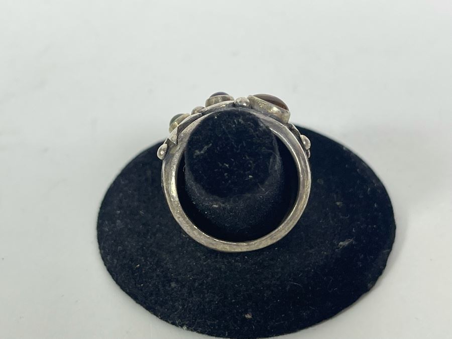 Sterling Silver Ring Size 7.5 11.7g [Photo 5]
