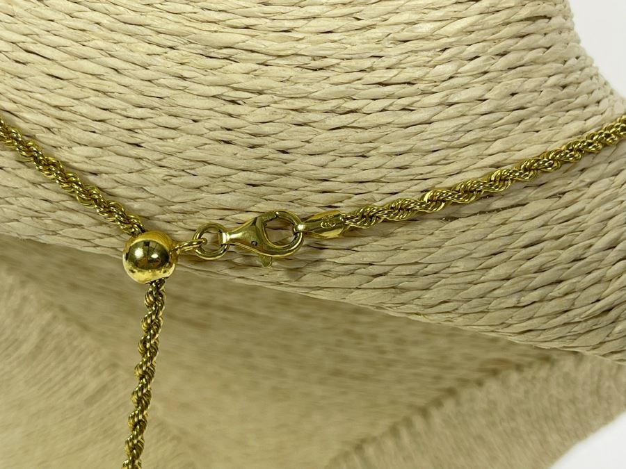 Sterling Silver 28L Italian Chain Necklace 17.7g [Photo 6]