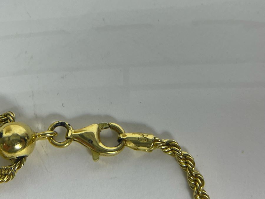 Sterling Silver 28L Italian Chain Necklace 17.7g [Photo 9]