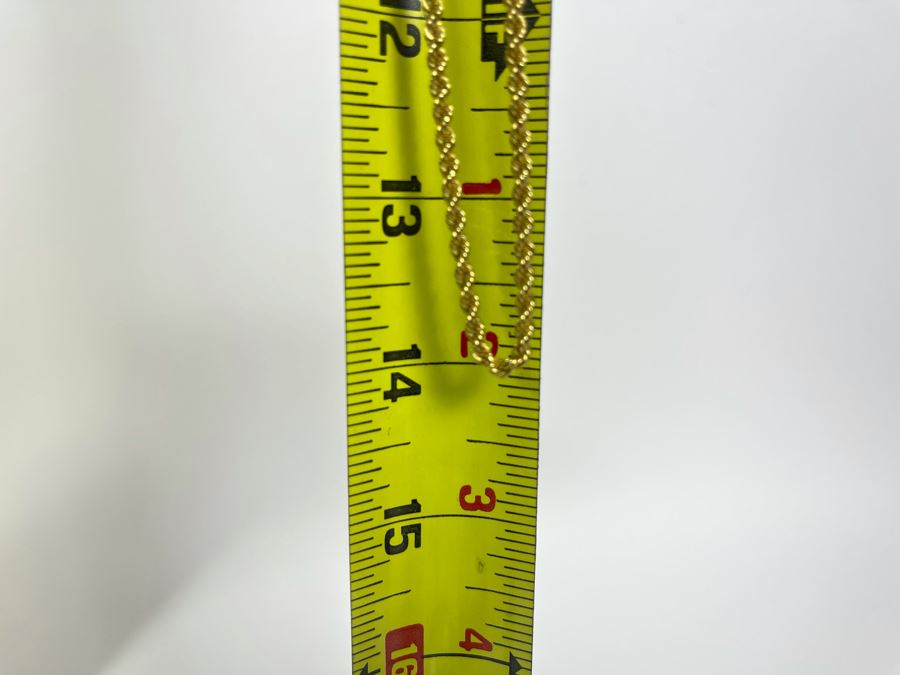 Sterling Silver 28L Italian Chain Necklace 17.7g [Photo 12]