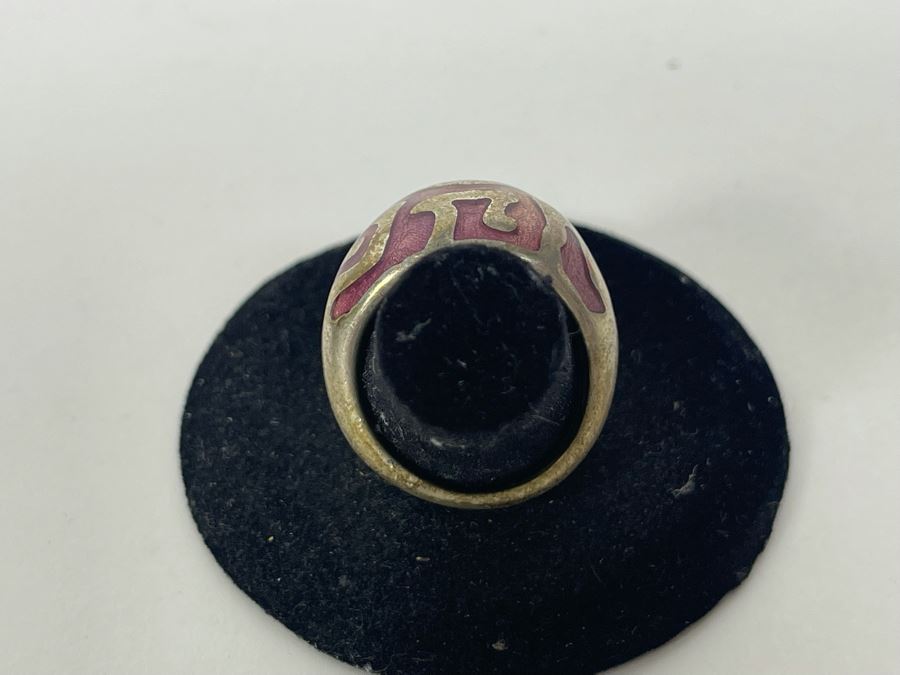 Sterling Silver Ring Size 7.25 9g [Photo 5]
