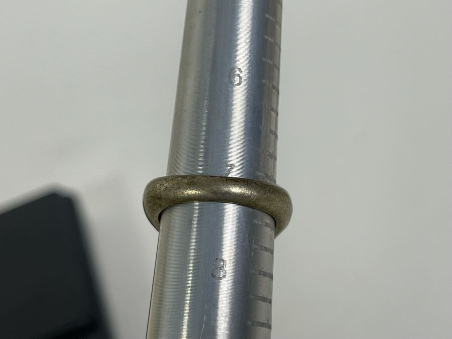 Sterling Silver Ring Size 7.25 9g [Photo 8]