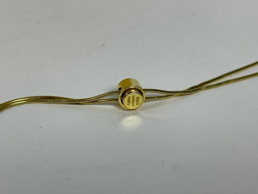 Sterling Silver Milor Italy 30' Chain Necklace 7.6g [Photo 5]