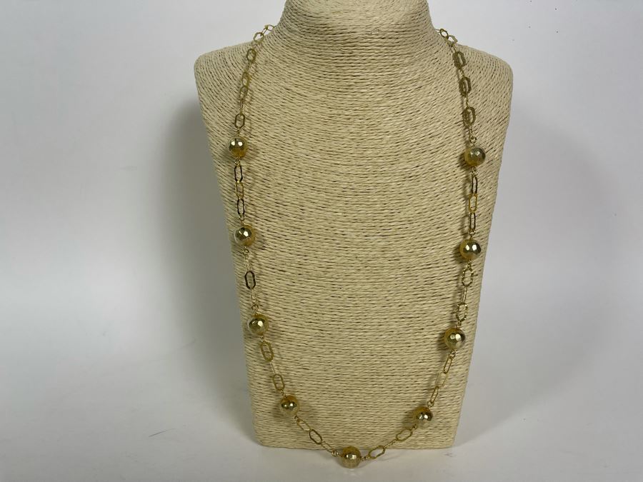 Sterling Silver Italian 30' Chain Necklace From Italy 23.3g [Photo 2]