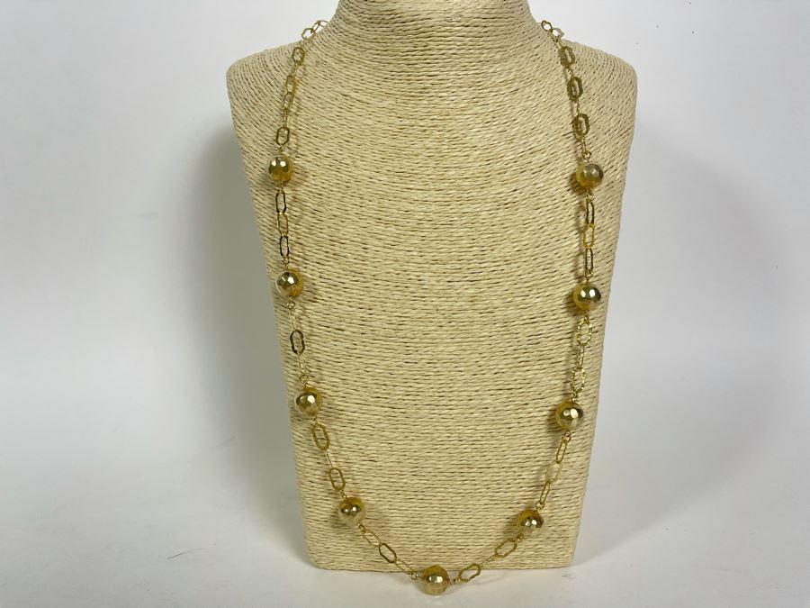 Sterling Silver Italian 30' Chain Necklace From Italy 23.3g [Photo 1]