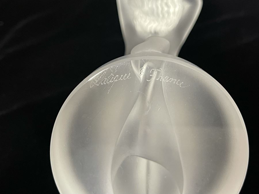 Signed Lalique France Crystal Nude Sculpture 6W X 3D X 5H [Photo 10]