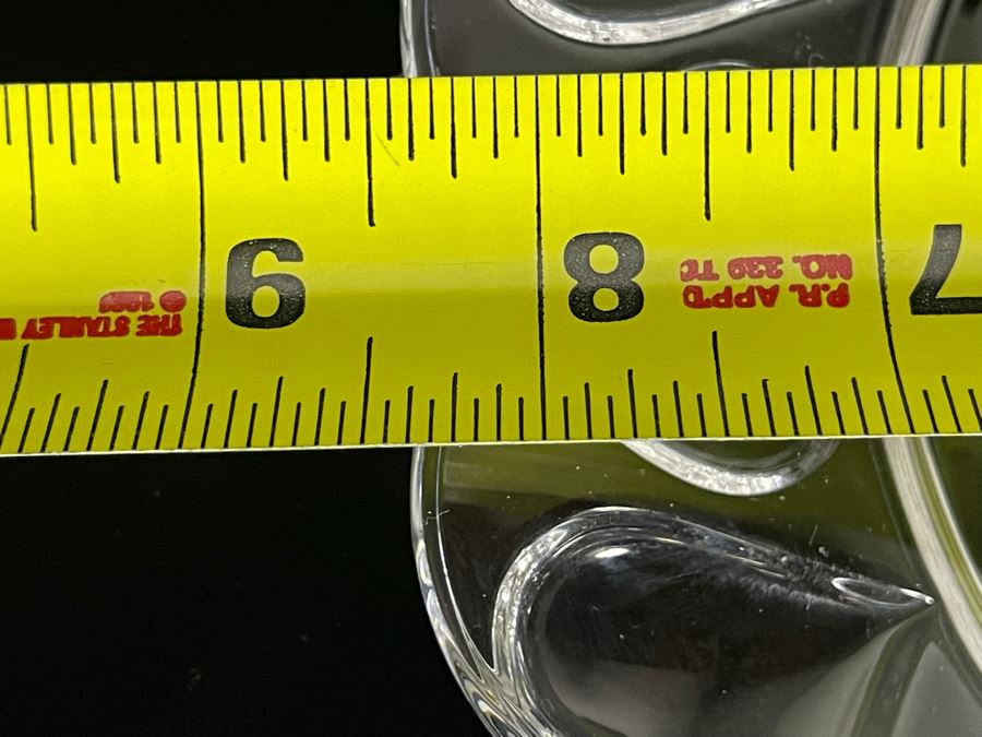 Tiffany & Co Crystal Heart Plate 8.5R [Photo 4]