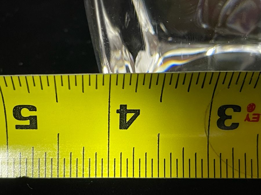 Signed Pair Of Daum France Modernist Sculptures 4W X 3D X 6H [Photo 10]