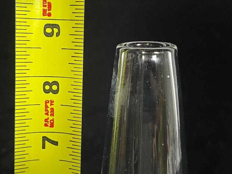 JUST ADDED - Vintage Steuben Glass Vase 8.5H [Photo 6]