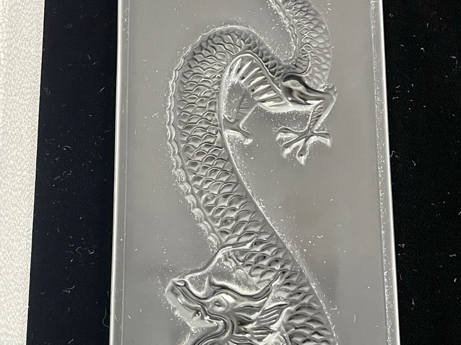 JUST ADDED - Signed Lalique France Dragon With Box [Photo 10]