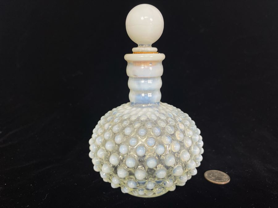 JUST ADDED - Vintage Bottle With Stopper 4W X 6.5H [Photo 1]