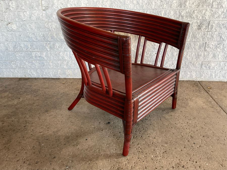 JUST ADDED - New Pier 1 Imports Barrel Chair [Photo 1]