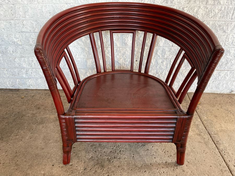 JUST ADDED New Pier 1 Imports Barrel Chair   43313 Y3r3 