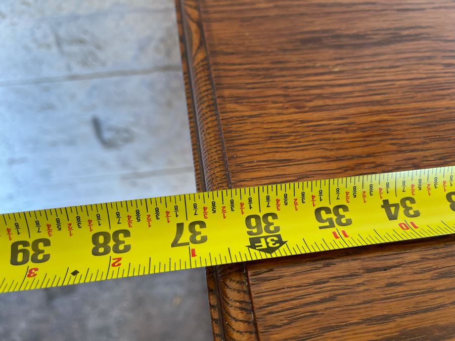 JUST ADDED - Stunning Art Nouveau Inlaid Drop Down Secretary Desk (Bottom Board Has Crack In Wood) 37W X 17D [Photo 16]