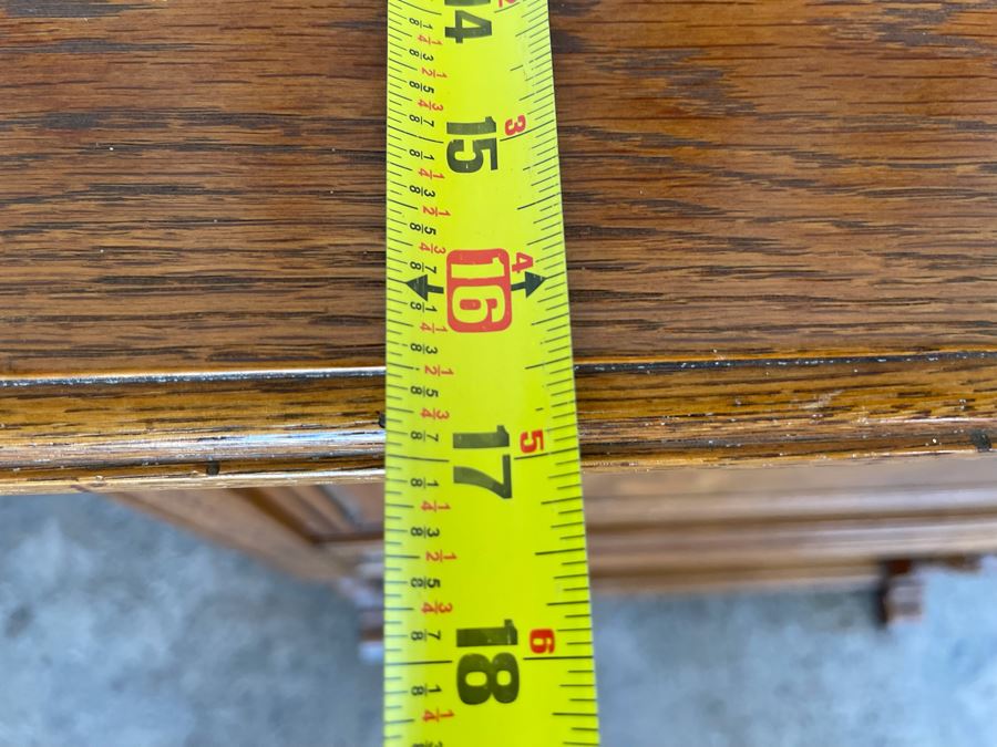 JUST ADDED - Stunning Art Nouveau Inlaid Drop Down Secretary Desk (Bottom Board Has Crack In Wood) 37W X 17D [Photo 17]