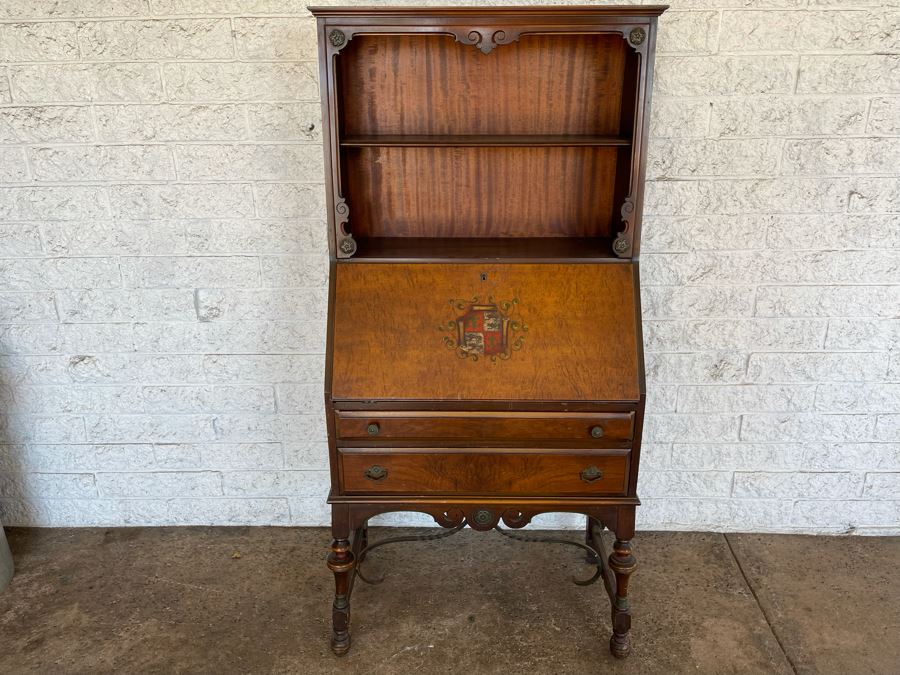 JUST ADDED - Vintage Secretary Desk By Rockford Skandia Furniture Co