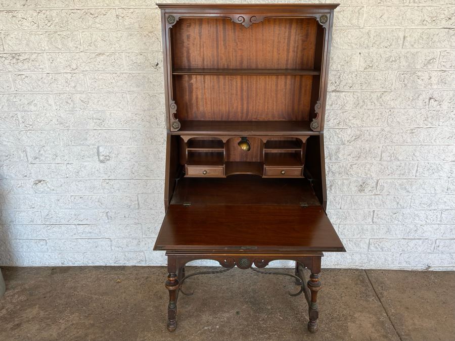 JUST ADDED - Vintage Secretary Desk By Rockford Skandia Furniture Co [Photo 2]